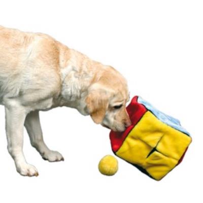 Cube Avec 4 Balles De Jeu, Peluche, 21 Cm - 3613 - Mon Animalerie