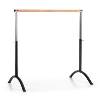Klarfit Bar Lerina Barre danse classique mobile hauteur réglable 110 x 113 cm - noir