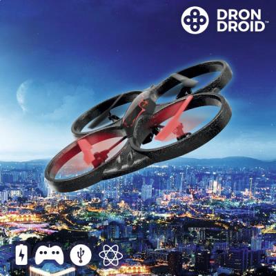 Drone télécommandé avec 4 hélices de rechange