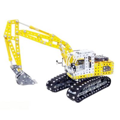 Tronico - 10100 - pelleteuse liebherr - echelle 1/25 - 1283 pièces - jaune