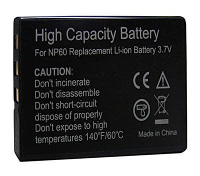 Accu Li-ion Fujifilm Finepix M603, F601 Zoom, F601, F410, F401 Zoom, F401, F50i, Traveler (Aldi) DV-5000, DV-550 HD, Samsung Digimax U-CA3, Traveler HD 10X, DV-5070, DC-6300, DC-5390, DC-5300, Toshiba Camileo X100, Camileo S10pro, Camileo P30 HD P