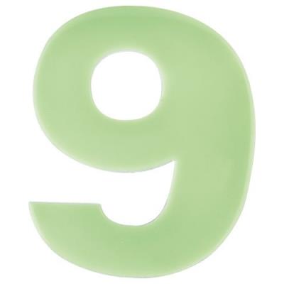 Numéro de maison phosphorescent - ''9''