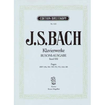 Partitions classique EDITION BREITKOPF BACH J.S. - FUGEN - PIANO Piano