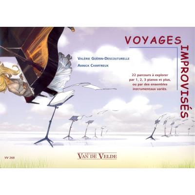 Partitions classique VAN DE VELDE CHARTREUX A. / GUERIN-DECOUTURELLE V. - VOYAGES IMPROVISÉS - PIANO Piano