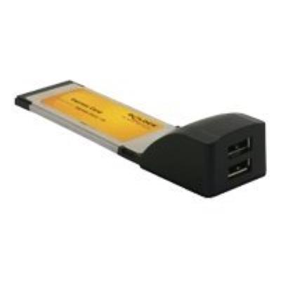 DeLock Express Card to 2x USB 2.0 - USB-adapter