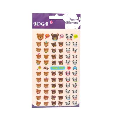 Funny stickers : embellissement - happy bear teo & zina