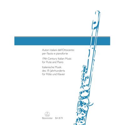 Partitions classique BARENREITER 19TH CENTURY ITALIAN MUSIC - FLUTE, PIANO Flûte traversière
