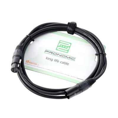 Pronomic Stage XFXM-2.5 Câble Micro XLR 2.5 m Noir