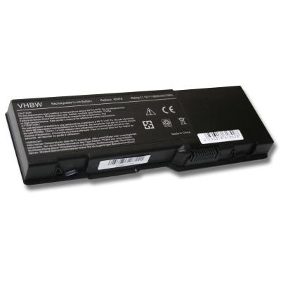 Batterie LI-ION 6600mAh 11.1V noir compatible pour DELL remplace 0JN149, 312-0427, 312-0428, 312-0461, 451-10339, GD761, JN149, KD476, PD942