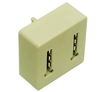 Dédoubleur 8 broches mâle/2 x femelle PTT-8F/M/F