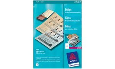 AVERY Zweckform - film A4 pour imprimantes laser, 100F