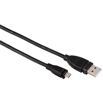 Hama Micro USB 2.0 1.8m - Câble USB (2.0, Micro-USB B, USB A) noir