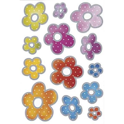 Herma sticker decor fleurs impression argentée 3332
