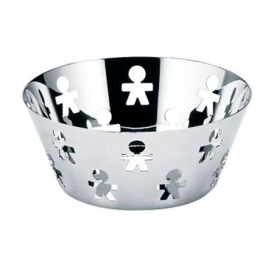 ALESSI SPA - Corbeille Girotondo noir design King Kong (20 cm)