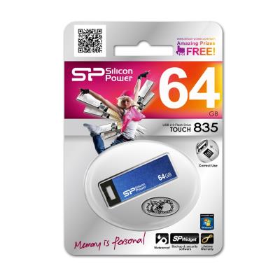 Silicon power 64gb touch 835 (sp064gbuf2835v1b)