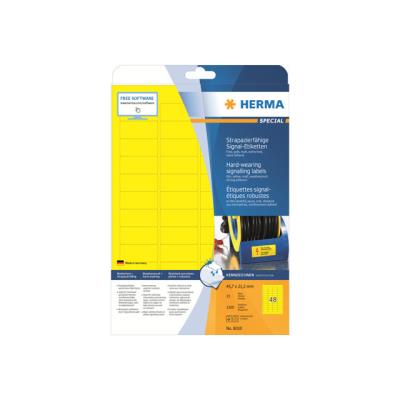 HERMA Special - zelfklevende matte folie etiketten - 1200 stuks