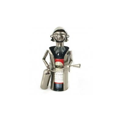Porte bouteille - Pompier - Wine - H 21 cm
