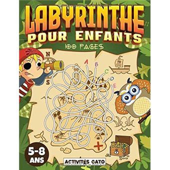 Labyrinthe Enfant 10 Ans : 100 Labyrinthe Pour Enfants simple, jeux pour  jouer en famille, Livre grand format Casse-tête niveau facile avec  solutions, garçons et filles (Paperback) 