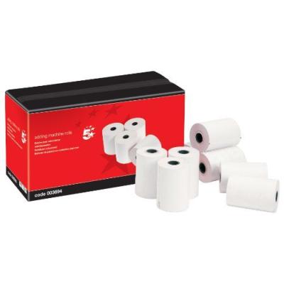 5 Star 295640 Lot de 20 rouleaux de papier pour calculatrice 57 x 26,7 m