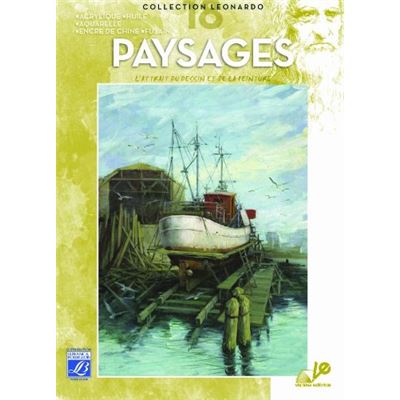 Lefranc Bourgeois Léonardo N°18 Album D'Étude Paysage Techniques Variées