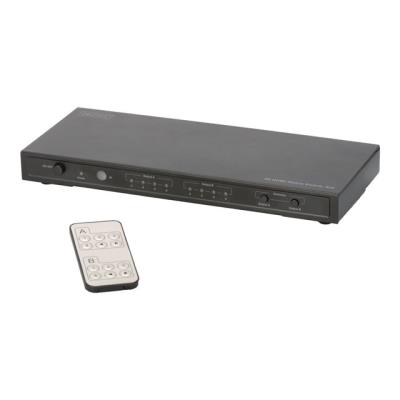 DIGITUS DS-50304 Matrix Switch 4x2 - commutateur vidéo/audio