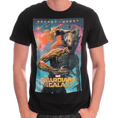 Tshirt homme Gardiens de la Galaxie - Poster rocket & Groot - Legend Icon