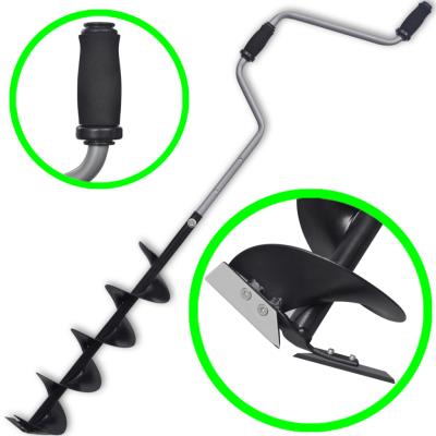 vidaXL Perceuse à glace 152 mm en acier au carbone