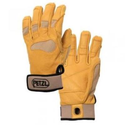 Gants CORDEX PLUS couleur: Beige, taille: M, renforcés pour l'assurage et le rappel, Petzl K53 MT