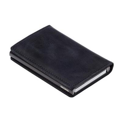 SECRID Geldbörse - Slimwallet Vintage black schwarz