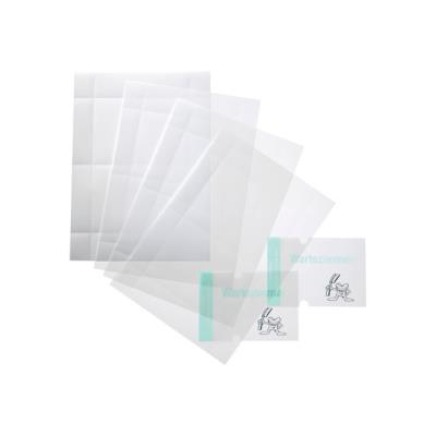DURABLE CRYSTAL SIGN - pellicule claire transparente - 20 unités