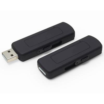 Micro espion Clé USB rétractable noire 16GB