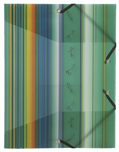 Chemise 3 rabats Elastique polypropylène 24x32cm Inka