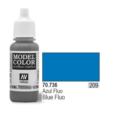 Vallejo model color - fluorescent blue - val736 vall-70736