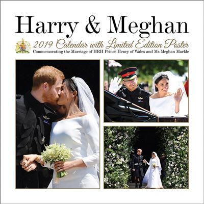Royal Family Prince Harry et Meghan Calendrier 2019 carré 30 x 30 cm