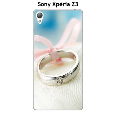 Coque Sony Xpéria Z3 design Anneau avec diamant