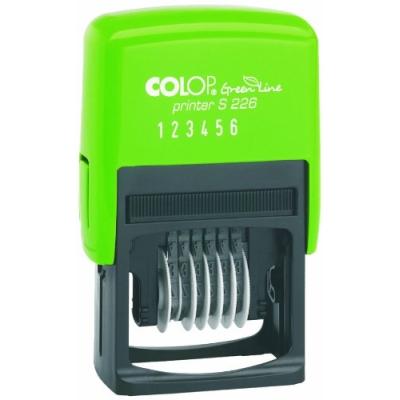 Colop Tampon num&eacute;roteur 'Green Line'Printer S226,6 positions