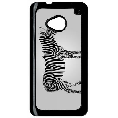 Coque HTC m7 zebra