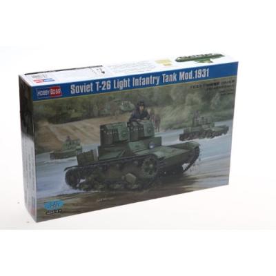 HBB82494 - HOBBYBOSS 1:35 - SOVIET T-26 LIGHT INFANTRY TANK MOD 1931