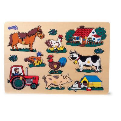 Puzzle pièces à poser La ferme - Legler