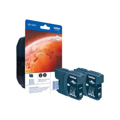 Brother LC127XLBKBP2 - 2 - Super High Yield - zwart - origineel - inktcartridge