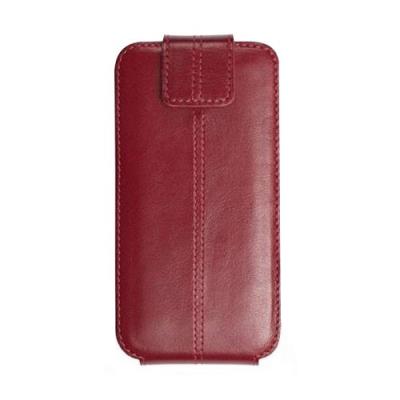 Housse cuir Trexta rotative cuir bordeaux iphone4 et 4S