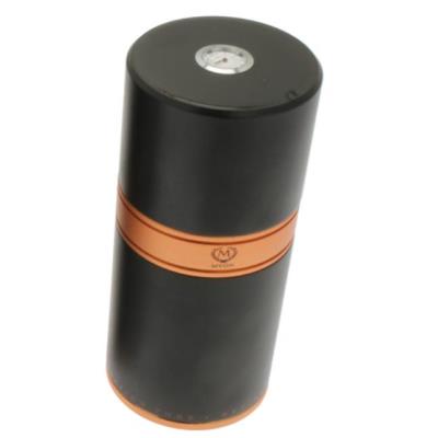 Tube à cigares rond aluminium 7 cigares noir et cuivré 7 Ma Cave à Cigares - Noir et Cuivré - ACI-MCC300