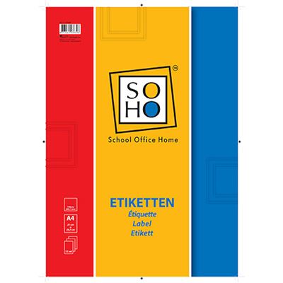 SOHO Etiquettes A4 199x289mm 10 feuilles