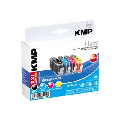 KMP H62V - 4 - zwart, geel, cyaan, magenta - inktcartridge (alternatief voor: HP 364XL)
