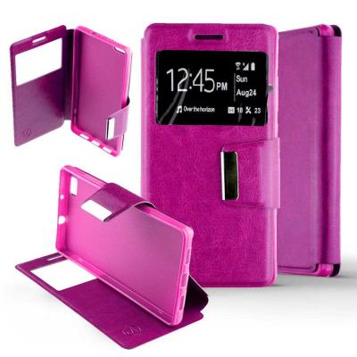 Etui Folio pour Huawei P8 Lite - Rose Fushia