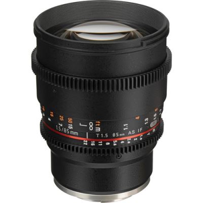 Samyang 85mm T1.5 AS IF UMC VDSLR II (Sony E) (Objectifs pour Hybride)