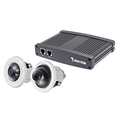 Vivotek caméra vc8201-m33 2 places avec système dimagerie pour intérieur (2 x 5 mpx fisheye)