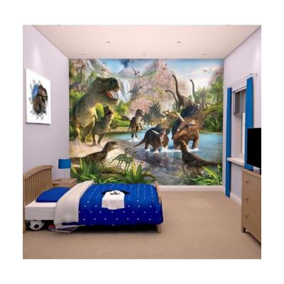 Fresque Murale Le Monde des Dinosaures