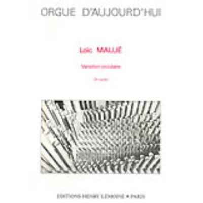 Partitions classique LEMOINE MALLIE LOÏC - VARIATION CIRCULAIRE - ORGUE Orgue