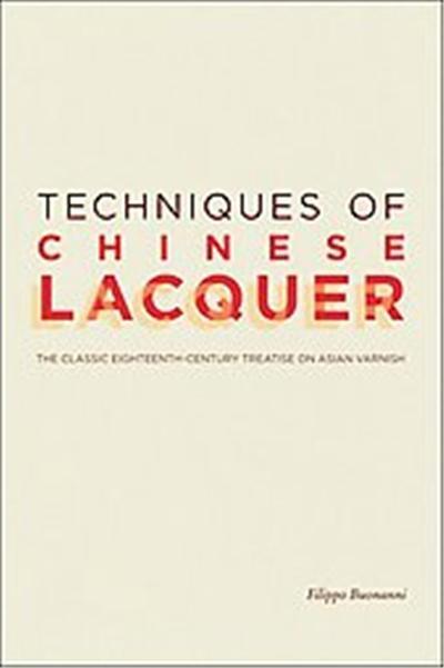 Techniques of Chinese Lacquer